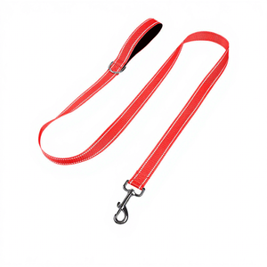 Pita pola padat empuk nilon reflektif, tali latihan anjing dampak tahan ledakan - Product Image 1