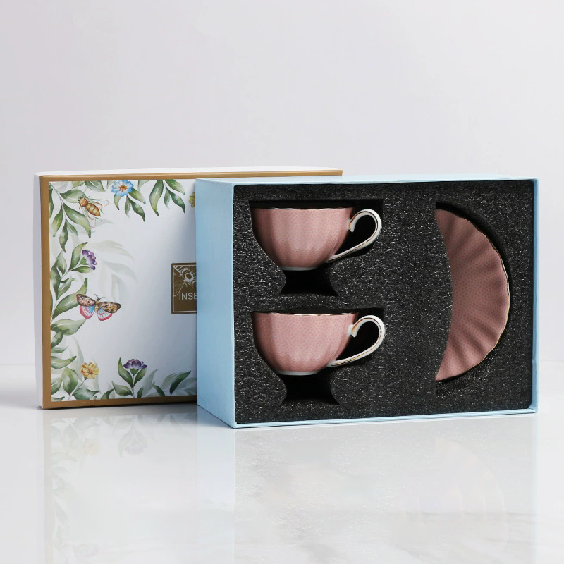 double cup and saucer-B