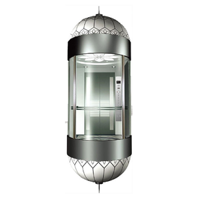 <span class=keywords><strong>Ascensor</strong></span> Panorámico de Diseño Moderno con Cabina Redonda, Accionamiento por CA, con Buen Precio para <span class=keywords><strong>Ascensor</strong></span> de Hotel - Product Image 1