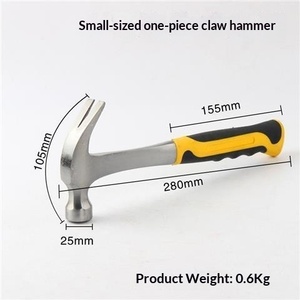 Small Hammer Iron Hammer Lang Head Pure Steel Hammer Home <b>Nail</b> Hammer Special Steel Universal One Cangle Hammer Portable - Product Image 4