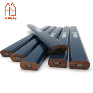 Herramienta de marcado para carpintería, lápices de marcado artesanales, impresión personalizada, lápices planos octogonales - Product Image 2