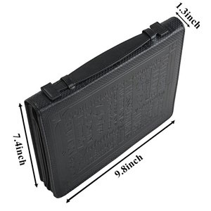 Couverture de Bible de Style nostalgique en cuir PU de haute qualité pour hommes couverture de Bible en cuir transportant le sac de Bibles d'église avec poignées - Product Image 2