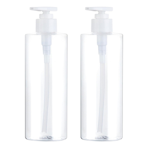 250ML Clear PET Lotion <b>Bottle</b> with <b>Pump</b> Cylinder Shampoo <b>Bottle</b> Lotion <b>Dispenser</b> <b>Bottle</b> - Product Image 1