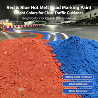 Peinture thermoplastique pour marquage routier en sacs de 25 kg, étanches à l'humidité, choix de plusieurs couleurs, en stock pour la marquage routier des zones industrielles
