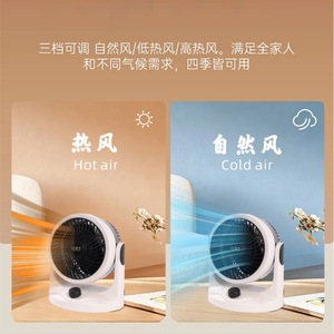 Small Desktop Heater Electric 1.4m Cord Flame Retardant Material Office Home Bedroom Use Fast Heating Energy Saving - Product Image 1