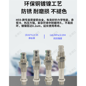 Accesorios Neumáticos Industriales para Ventosas de Robot M14/M16/M18 con Soporte de Varilla de Conexión - Product Image 1