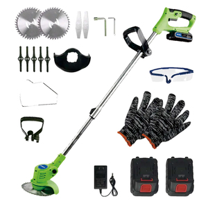 Hot Sale Power Garden Tools Rechargeable Battery 2000mAh <strong>Weed</strong> Brush Trimmer Handheld Cordless Electric Grass Cutter - Product Image 6