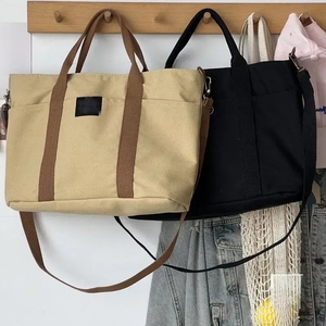 Borsa Tote in tela con tasca multipla da donna borsa a tracolla di grandi dimensioni con borsa Tote con scomparti - Product Image 6