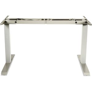 Bureau électrique à deux niveaux Alera AdaptivErgo, réglable en hauteur, 48,06 po x 24,35 po x 27,5 po, base de table réglable en hauteur de 47,2 po, gris, pour bureau - Product Image 6