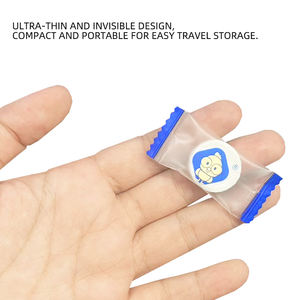 ราคาถูกหน้ากากใบหน้าแบบใช้แล้วทิ้ง100% ใยไลโอเซลล์บางเฉียบนุ่มไม่ระคายเคืองกระดาษบีบอัด80นับ - Product Image 2