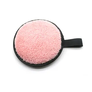 Manufacturers direct cleaning beauty cake water powder puff makeup removal towel