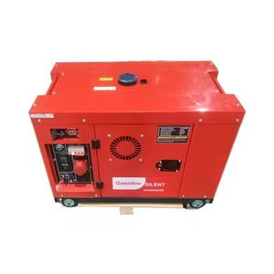 Générateur silencieux 5kw 6kw 6kva couleur rouge, sortie monophasée AC 220V, démarrage automatique, fréquence 50Hz, châssis ouvert OT-159 - Product Image 4