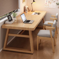 Bureau d'ordinateur long et large en PVC Dingshuai pour salon, bureau, étude - Table de lecture, table d'étude, plan de travail