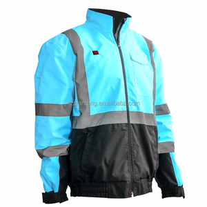 AQTQ Soft Shell Heating <strong>Jackets</strong> Clothing Outwear Work <strong>Safety</strong> Heater Men Coats Waterproof Insulated Heated Hi Vis <strong>Jacket</strong> - Product Image 3