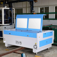Machine de découpe et de gravure au laser CO2 acrylique, MDF/Bois/Caoutchouc/Papier/Plastique, refroidissement par eau, système de contrôle Ruida, prise en charge AI/DST/PLT