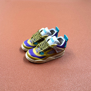 Moule à <span class=keywords><strong>chaussures</strong></span> 3D <span class=keywords><strong>Aj4</strong></span> Mini, <span class=keywords><strong>Chaussures</strong></span> Nude, Une paire de <span class=keywords><strong>chaussures</strong></span> de basketball 3D, Boîte surprise tendance, Décoration de bureau - Product Image 3