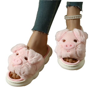 Sandalias de Diseño 2026, Bordadas, de Lujo, para Hombre y Mujer, Forradas de Piel, Pantuflas para el Hogar con Plantilla de EVA y Diseño de Punta Abierta - Product Image 1