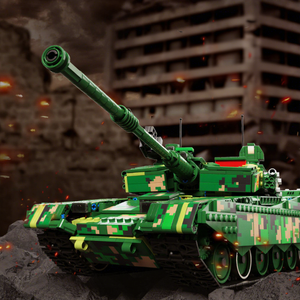 Tanque a Control Remoto Tegal T4010 99A Compatible con Bloques de Construcción Militares, Más de 800 Bloques, Funciona con Batería, Edades 8-13 - Product Image 1