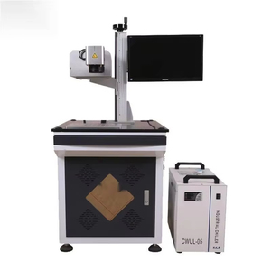 เครื่องเลเซอร์มาร์กกิ้ง UV กำลังต่ำ 3W 5W 10W 15W เครื่องแกะสลักเลเซอร์ CNC รองรับไฟล์ DXF/PLT/BMP ความแม่นยำสูง แบบตั้งโต๊ะ สำหรับการมาร์กกิ้งโค้ด - Product Image 1