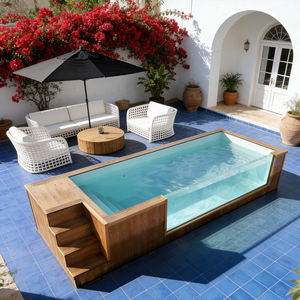 Precios de piscinas, precio de kit de piscina, decoración de piscina, piscina para adultos, sofá de piscina - Product Image 2