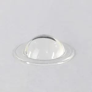 Factory customized optical glass acrylic dome lens with flange