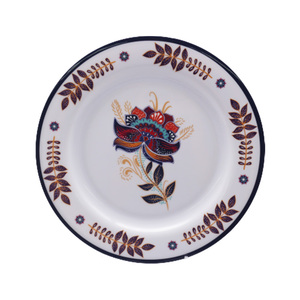 Ensemble de vaisselle en mélamine style ancien, motif de fleur rose, meilleure vente - Product Image 4