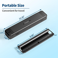 Imprimante Portable Phomemo/Machine d'Impression à Ruban A4, 2 Rouleaux de Ruban Thermique à Transfert Exclusif pour Étiquettes, Impression P831