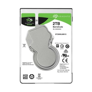 适用于笔记本电脑 <span class=keywords><strong>2</strong></span>.5 英寸硬盘 2TB ST2000LM015 5400 RPM 128MB 缓存 SATA 6Gb/s 7mm 内置硬盘 - Product Image 1