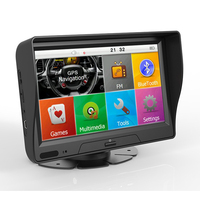 Navigation GPS portable, écran tactile LCD HD 7 pouces, multilingue, cartes gratuites d'Europe, des États-Unis et d'Amérique du Sud, 256 Mo, 16 Go, pour camions