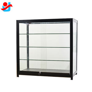 ארון תצוגה זכוכית עם מדפי זכוכית ונעילה לדלפק מלא ראייה קצר ראווה מותאם אישית - Product Image 2