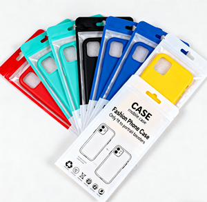 Personality Design Plastic Top Resealable Ziplock <strong>Bag</strong> <strong>Cell</strong> Mobile <strong>Phone</strong> Case Accessories Charger Earphone Packaging Pouches - Product Image 2