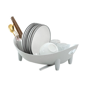 Escurridor de Platos y Cubiertos de Plástico para Encimera de Cocina - Product Image 1