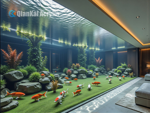 סופר גדול מודרני יוקרה מודרני סופר גדול טנק דגים טנק זכוכית אורגני תערוכת מסחרי קניון אקווריום עבור פארק האוקיינוס מתחת למים מתחת למים - Product Image 3