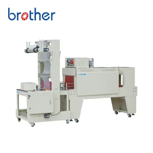 Brother PVC PE Film Heat Sleeve Cutting Sealing Bottle Carton Box Shrinking Wrapping Packaging Machine Shrink Wrapper