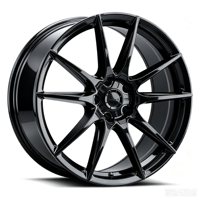 Jantes forgées YAGU Custom DR-89 noir brillant en aluminium 6061-T6 18 19 20 pouces pour BMW Nissan Ford Toyota Chevrolet SUV