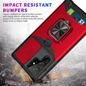 เคสโทรศัพท์มือถือแบบมัลติฟังก์ชั่น วัสดุ PC+TPU ป้องกันแรงกระแทก พร้อมขาตั้งแม่เหล็ก สำหรับ Samsung <span class=keywords><strong>Galaxy</strong></span> S21 S22 S23 S24 S25 Plus Ultra A32 - Product Image 3