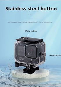 Boîtier étanche 60M pour <span class=keywords><strong>GoPro</strong></span> <span class=keywords><strong>Hero</strong></span> 13 12 11 <span class=keywords><strong>10</strong></span> 9 étui noir housse de protection de plongée sous-marine pour Go Pro 9 accessoires - Product Image 5