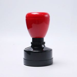 X1227-2 Série HA – Ensemble de tampons de bureau personnalisés avec logo, rouge et noir, auto-encreurs en caoutchouc, personnalisables pour entreprises, en plastique - Product Image 3
