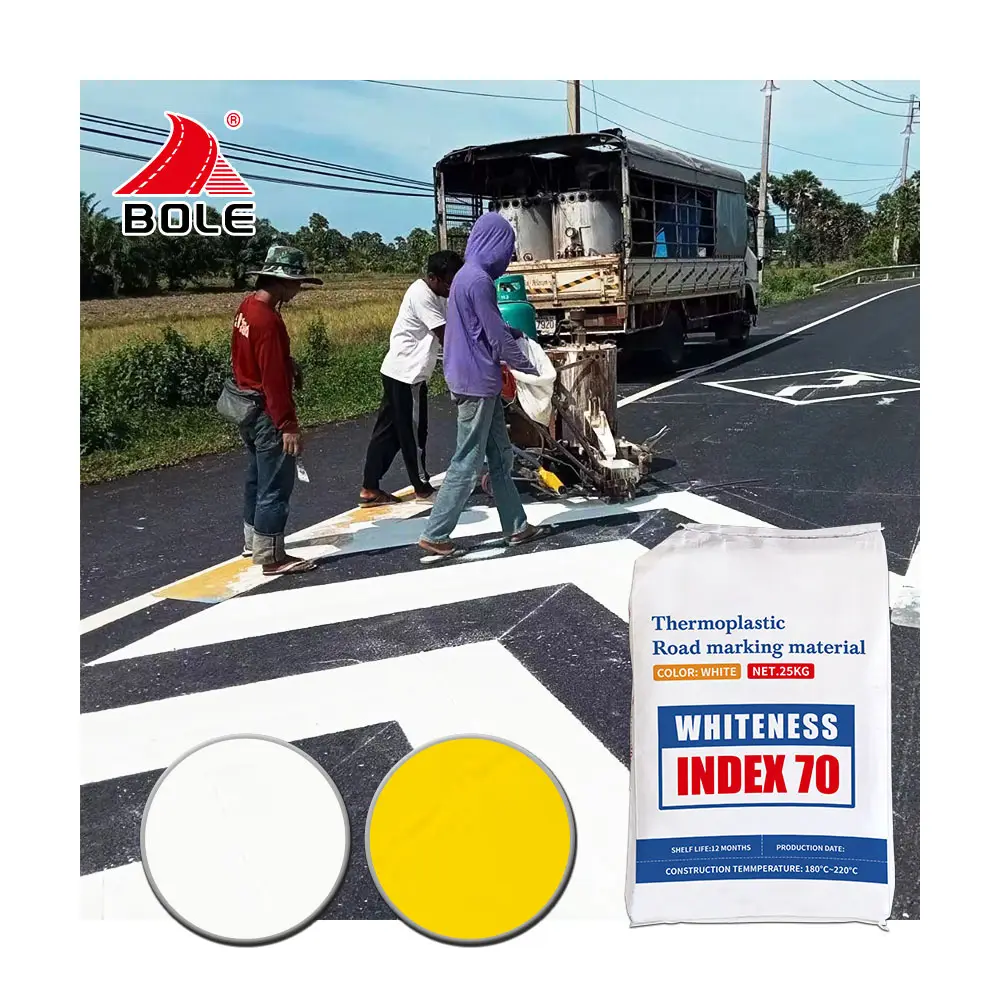 Asian regional road reflective traffic sign long service life Weather-Resistant thermoplastic line paint