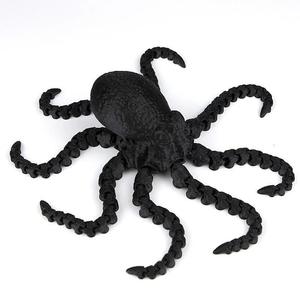 نماذج حيوانات الأخطبوط والحبار المطبوعة ثلاثية الأبعاد بالجملة قابلة للتخصيص، ألعاب بلاستيكية للأطفال مع مفاصل متحركة - Product Image 5