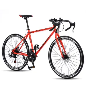 2024, оптовая продажа, 21 скоростной перекладина, дорожный велосипед bicicleta 700C для гоночного стального гибридного велосипеда, дисковый тормоз, гоночный велосипед, специализированный шоссейный велосипед