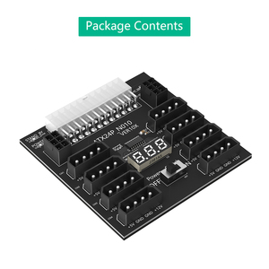 Nâng cấp phiên bản <span class=keywords><strong>ATX</strong></span> Cung cấp điện Breakout Board với 4 pin và 6pin <span class=keywords><strong>Power</strong></span> <span class=keywords><strong>Connector</strong></span> cho chia KHAI THÁC MỎ - Product Image 6