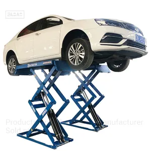 China Supplier Portable Car Trunk Scissor Lift Double Scissor Lift Car 3 Tons