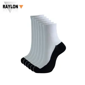 RL-B990 siyah taban beyaz çoraplar beyaz taban siyah çorap satılık