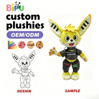 Produsen Mainan Boneka Plush Kustom OEM ODM Boneka Hewan Mini Maskot Mainan Plush Buat Desain Kustom Anda Sendiri untuk Logo Merek Anda