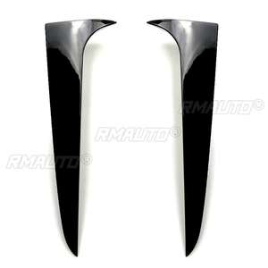 Paire d'extensions latérales de vitre arrière (Canards) noir brillant pour BMW X3 F25 2011-2017, aileron arrière, bord latéral, rabat arrière - Product Image 2