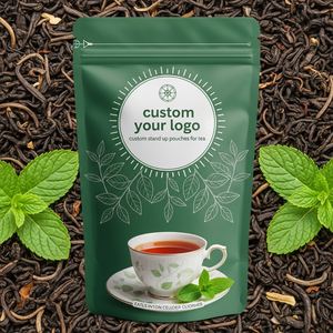 Bolsas de Almacenamiento para Té de Hierbas, Bolsas de Mylar de Tamaño Personalizado, Material de Grado Alimenticio y Sellado al Vacío, MOQ Bajo de 500 Piezas, DDP EE. UU. - Product Image 2