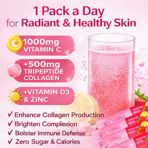 OEM HALAL Polvo de Colágeno Blanqueador e Iluminador para la Piel, Mezcla de Bayas, 1000mg, Vitamina C, Colágeno en Polvo, Bebida Sólida - Product Image 6