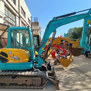 Excavatrice U40-5 de 4 tonnes Kubota d'occasion de haute qualité Mini machines de construction Petite pelle agricole à godet U40 U40-6 à vendre - Product Image 3