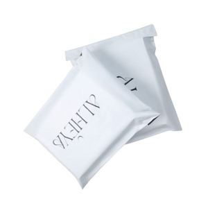 Sac d'expédition blanc imperméable avec logo personnalisé, imprimé recto-verso, en polyéthylène, résistant aux chocs - Product Image 4